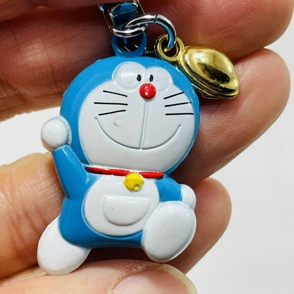 Fujiko Doraemon Dorayaki Figure Keyring Keychain Anime Cartoon Metal Heavyweight - Picture 3 of 9